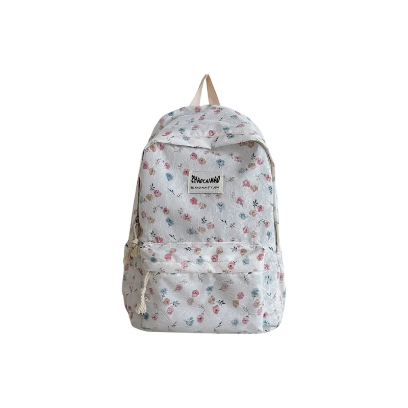 XIANGSU Polyester Backpack Women's Blue/White/Black-6