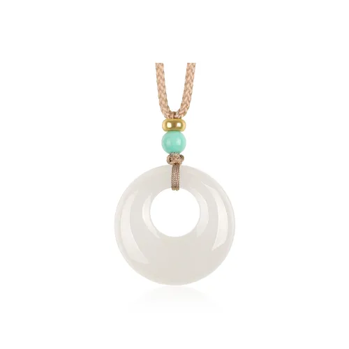 TAMINA Hetian Jade Pendants White Jade Unisex