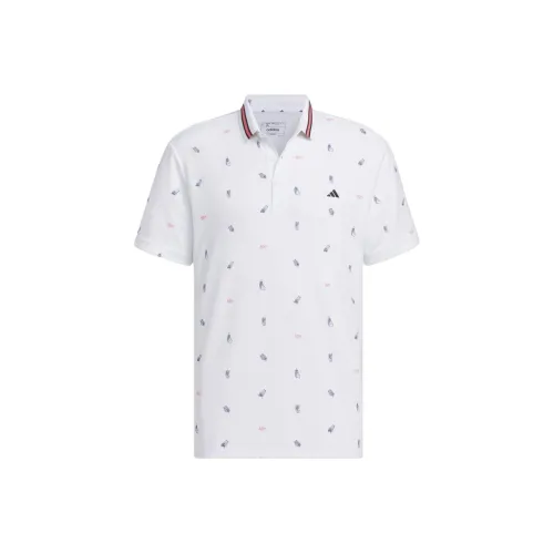 Adidas Polo Shirts Men White