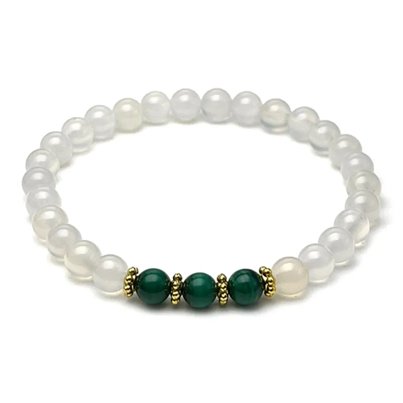 Oriental Jade Agate Bracelets Women's-0