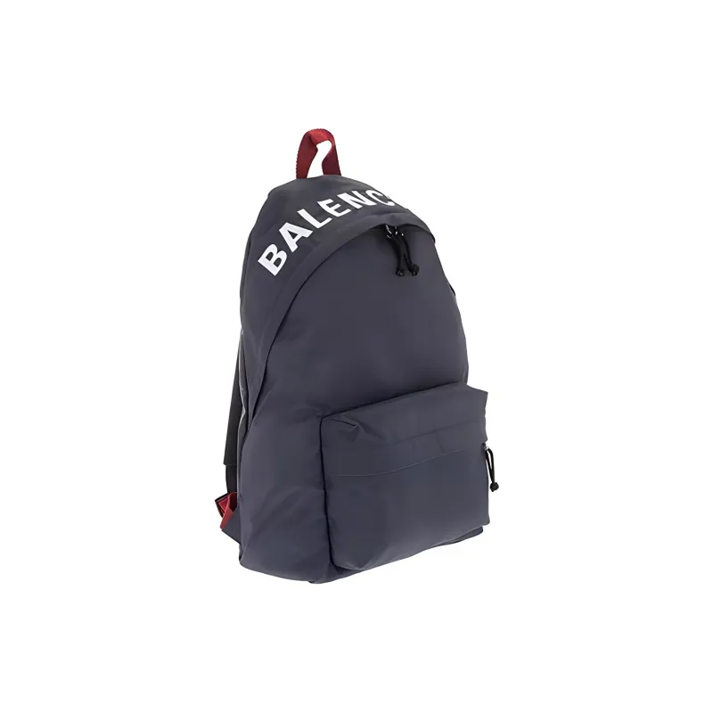 Balenciaga Nylon Fabric Backpack Unisex Dark Blue-1