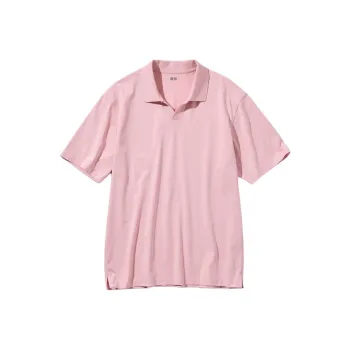 UNIQLO Polo Shirts Unisex Pink