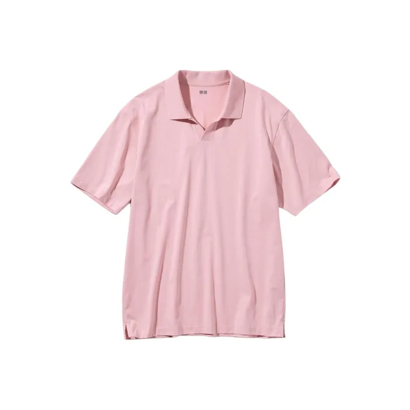 UNIQLO Polo Shirts Unisex Pink-0