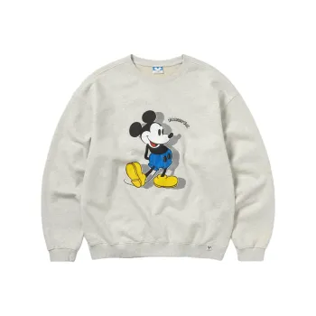 Thisisneverthat Disney/Disney Co branded Model Sweatshirts Unisex Light Gray