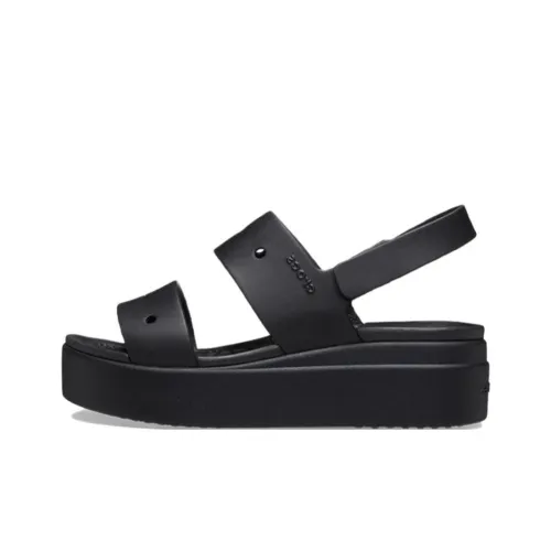 Crocs Brooklyn Beach Sandals Women's Black