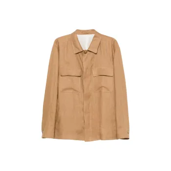 LARDINI Linen Overshirt