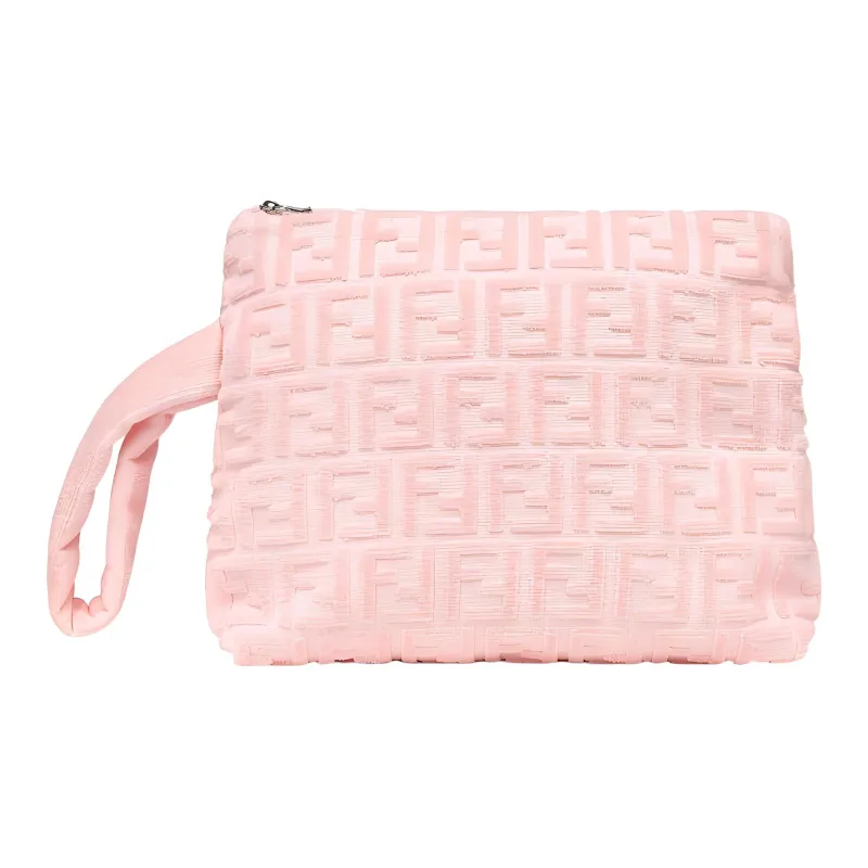 FENDI Cotton Clutch Women's Pink-0
