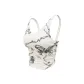 Ivory White Print Tank Top