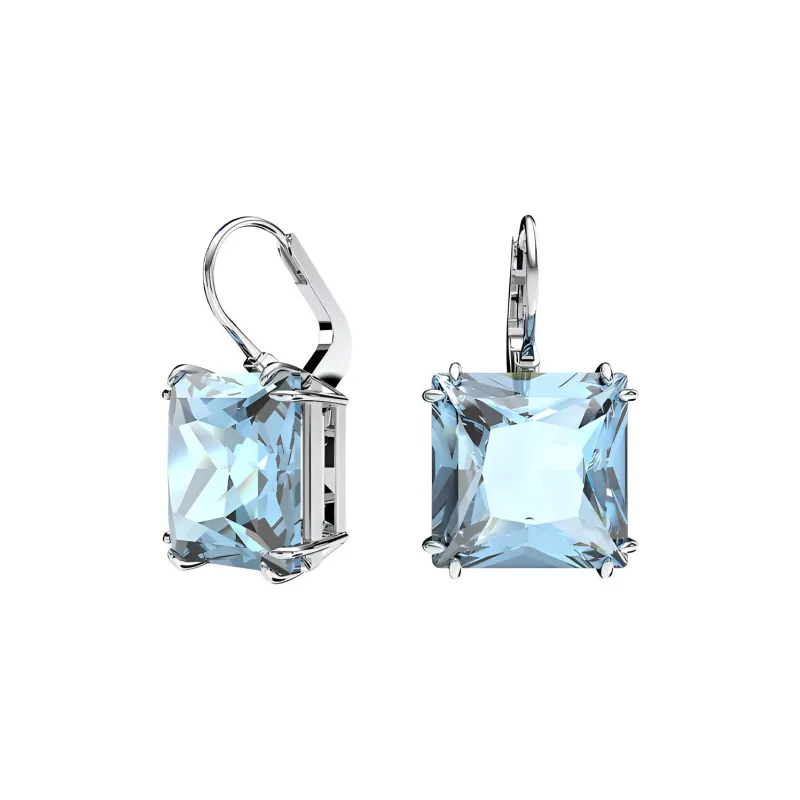 Swarovski Millenia Square cut Crystal Earrings-1