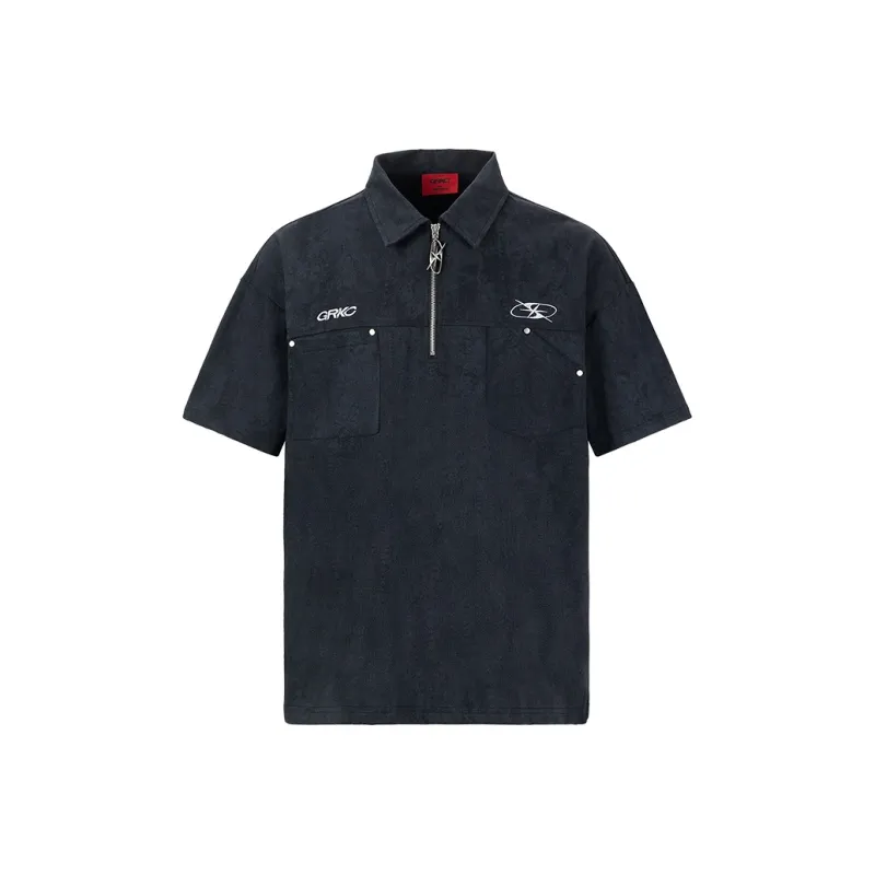 GRKC Polo Shirts Unisex Black-0