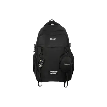 Alcohol Dragon Nylon Backpack Unisex Multicolor