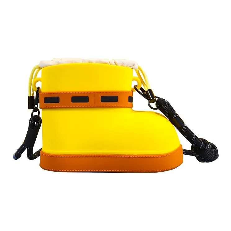 SPONGEBOB SQUAREPANTS Silicone Shoulder Bag Medium Size Unisex Multicolor-4