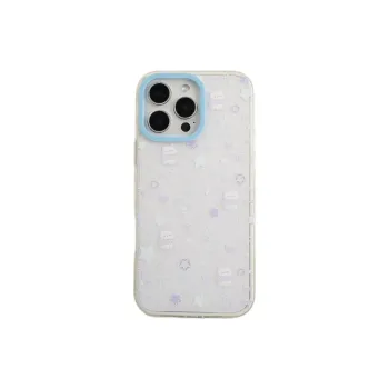 Sopi Acrylic Material All Over Kitten Stars Phone Cases Compatible With IPhone 16/15 Pro Max/Apple 13/14 Pro/Max