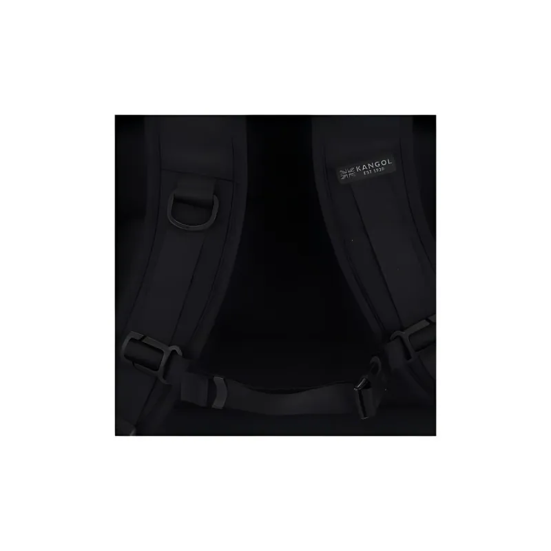 KANGOL Nylon Backpack Regular Unisex Black-3