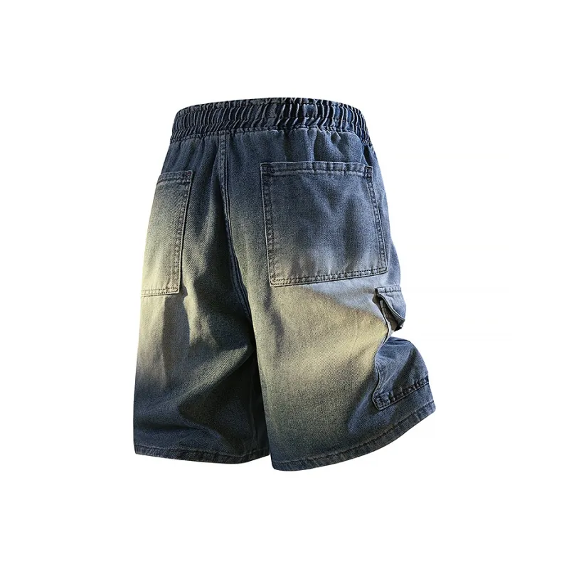 Supremo Cat Denim Shorts Unisex-1