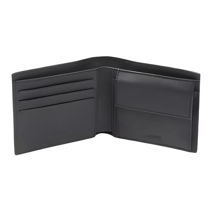 LACOSTE Calfskin Wallet Men's Black-3