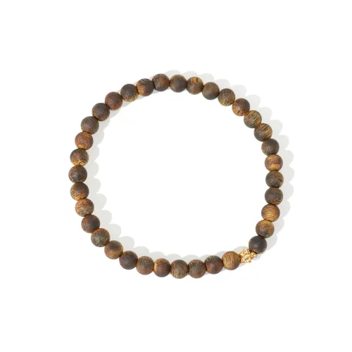 JITING Agarwood Single Wrap New Chinese Style Beaded Bracelet Unisex