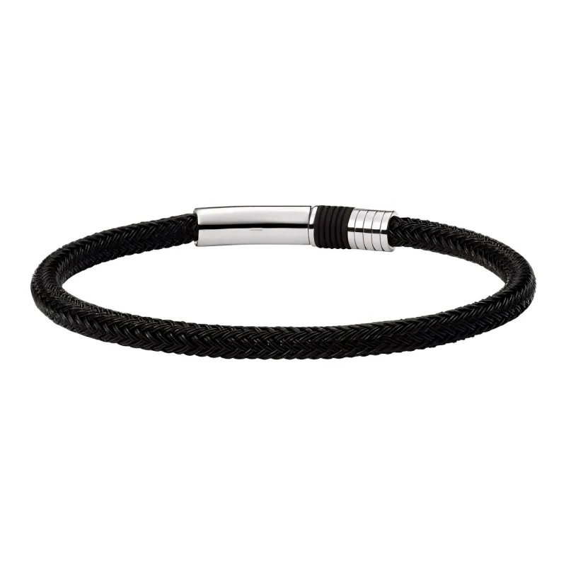 EMPORIO ARMANI Nylon Bracelets Men's Black-1