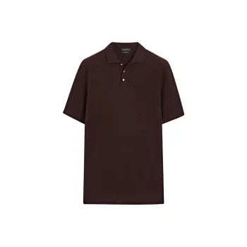 Massimo Dutti Polo Shirt Men's Red