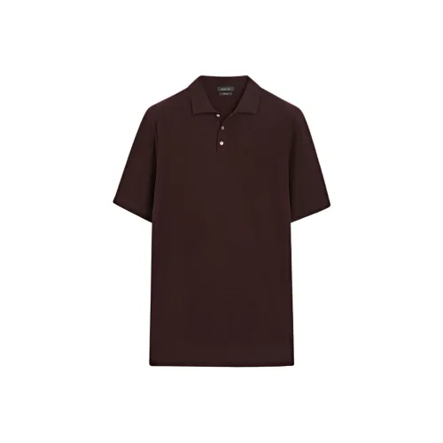 Massimo Dutti Polo Shirt Men's Red