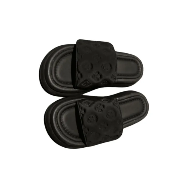 ALPLUME Slippers Black, Champagne-0