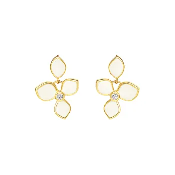 QIANFANGDAHUANGYE Zircon Earrings Women's