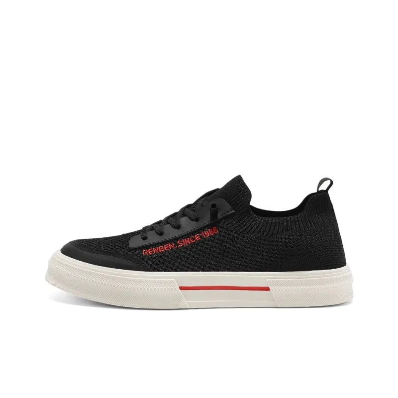 Humanism 1986 x RENBEN Breathable, Lightweight, Slip Resistant Low Top Canvas Shoes Men's-0