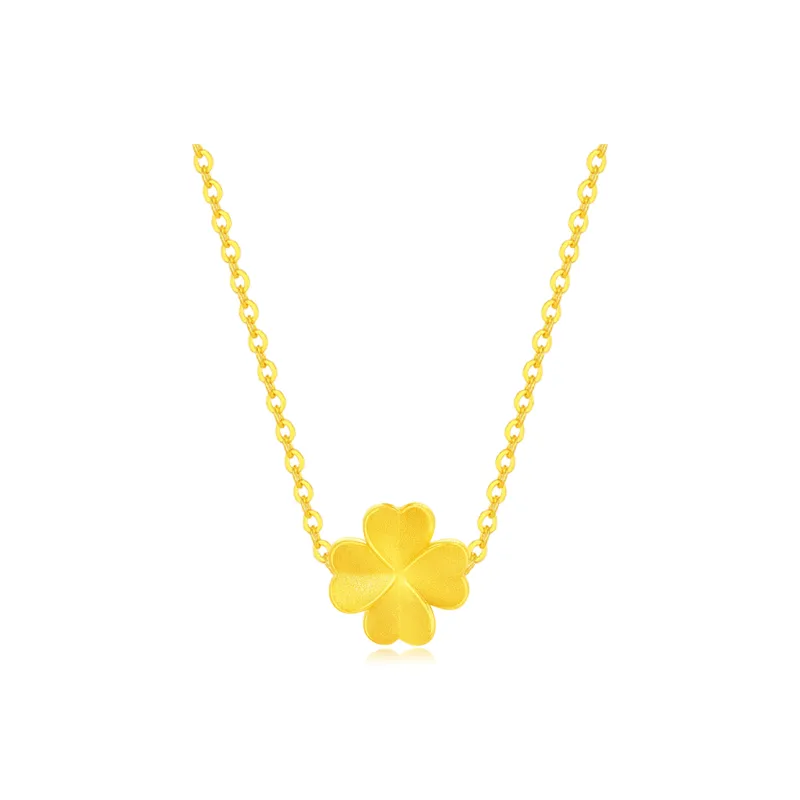 Fortune Gold Jewelry Box Necklace Women's-0