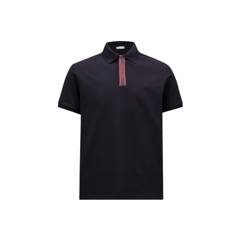 Moncler Polo Shirt Men's Dark Blue-0
