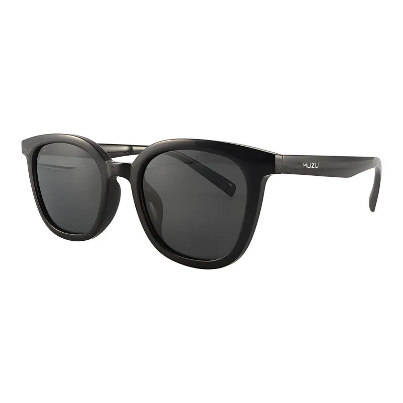 MUZU TR/Memory Plastic Square Sunglasses Unisex-0