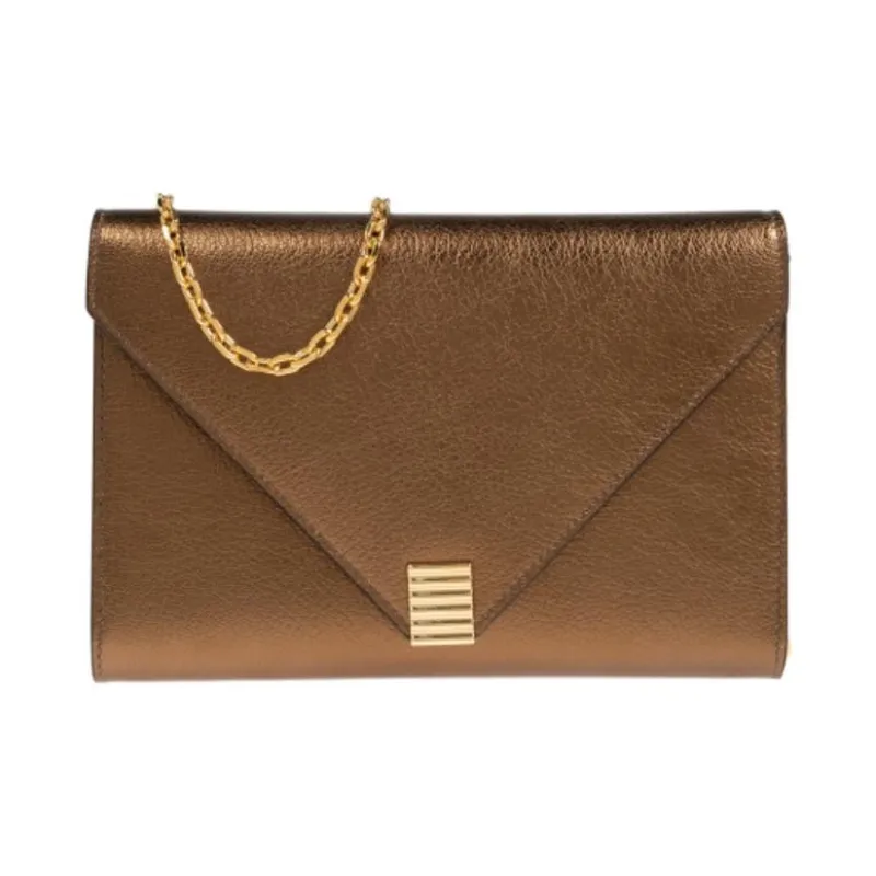 Lanvin Leather Wallet Women's Gold-0
