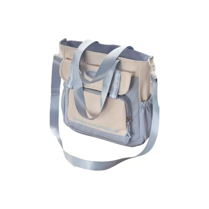 Boniu Nylon Fabric Shoulder Bag Regular Unisex Multicolor-1