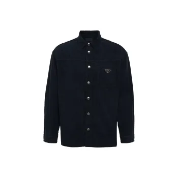 PRADA Shirts Men Blue