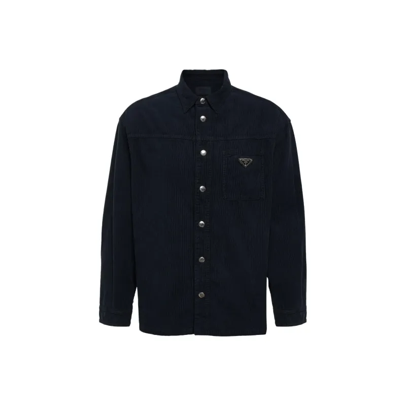 PRADA Shirts Men Blue-0