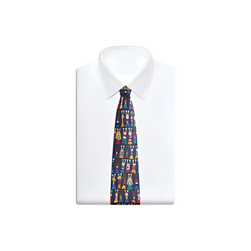 GIEVES CHARLES Mulberry Silk Ties Men's-1