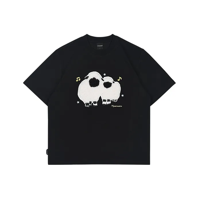 MYSAMESAME T Shirt Unisex Black-5