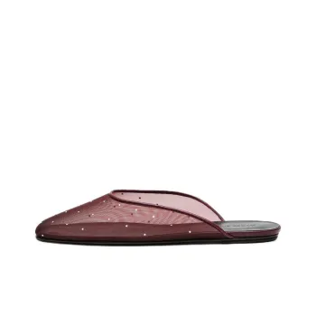 Magda Butrym Crystal embellished Mesh Mules Women's