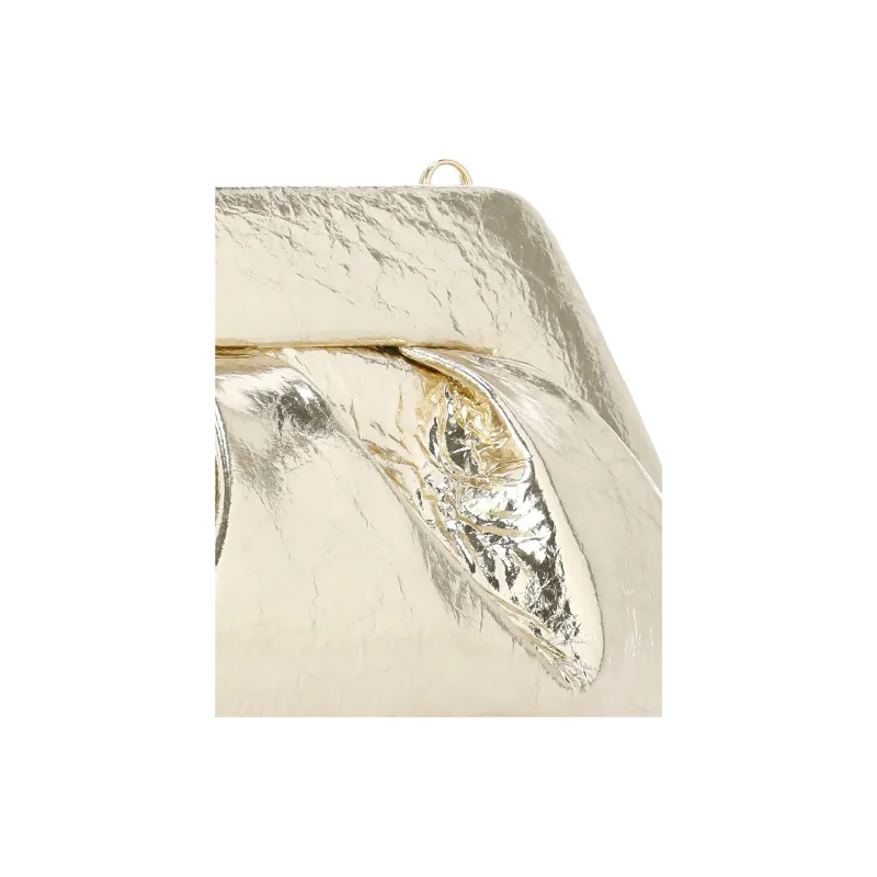 THEMOIRE Metallic Effect Clutch Bag-3