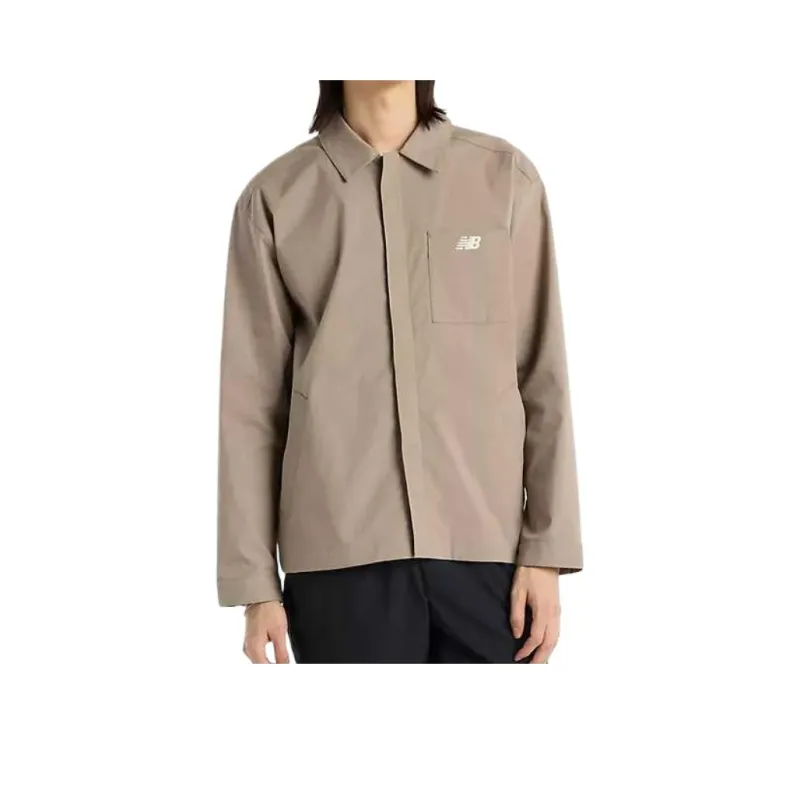 New Balance Coaches Jacket Men's Brown-0