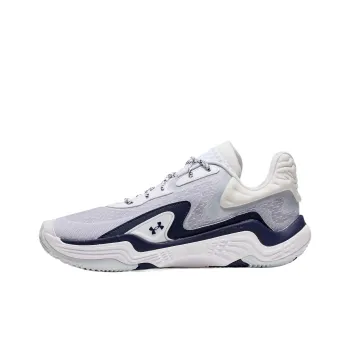 Under Armour Spawn 7 Low Top Basketball Shoes Unisex White