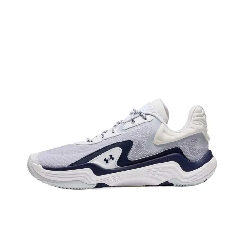 Under Armour Spawn 7 Low Top Basketball Shoes Unisex White