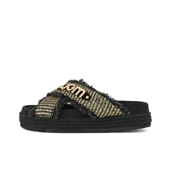 Criss x MOU EVA Abrasion Resistant Slide Slippers Women's Black