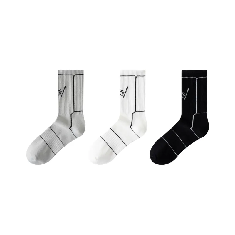 Cotton Gene Mid Calf Socks Men's Combo Set-15