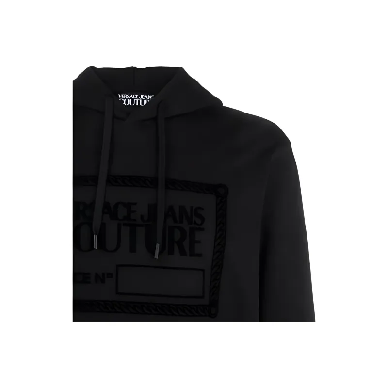 VERSACE JEANS COUTURE Logo Printed Drawstring Hoodie-4