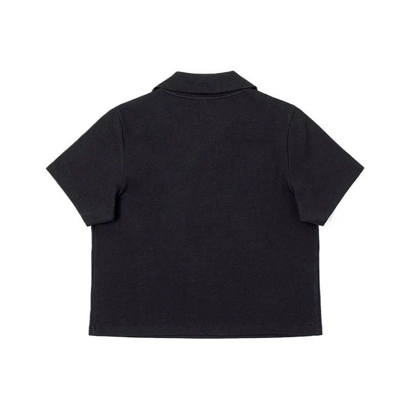 Lee SS25 Polo Pine Women's Black-1