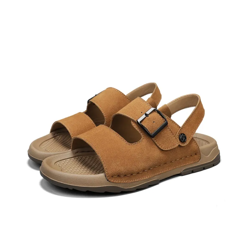 G.N.SHIJIA Rubber Sole Quick Dry Slip Resistant Abrasion Resistant Odor Resistant Slide Slippers Men's-3