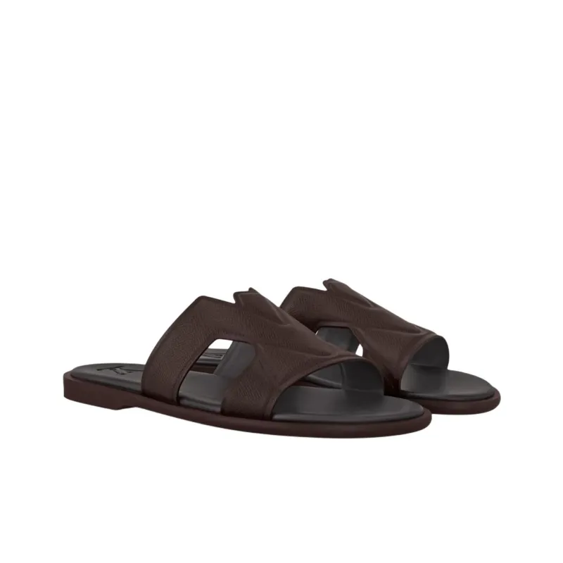 LOUIS VUITTON Oasis Slide Slippers Men's Brown-2