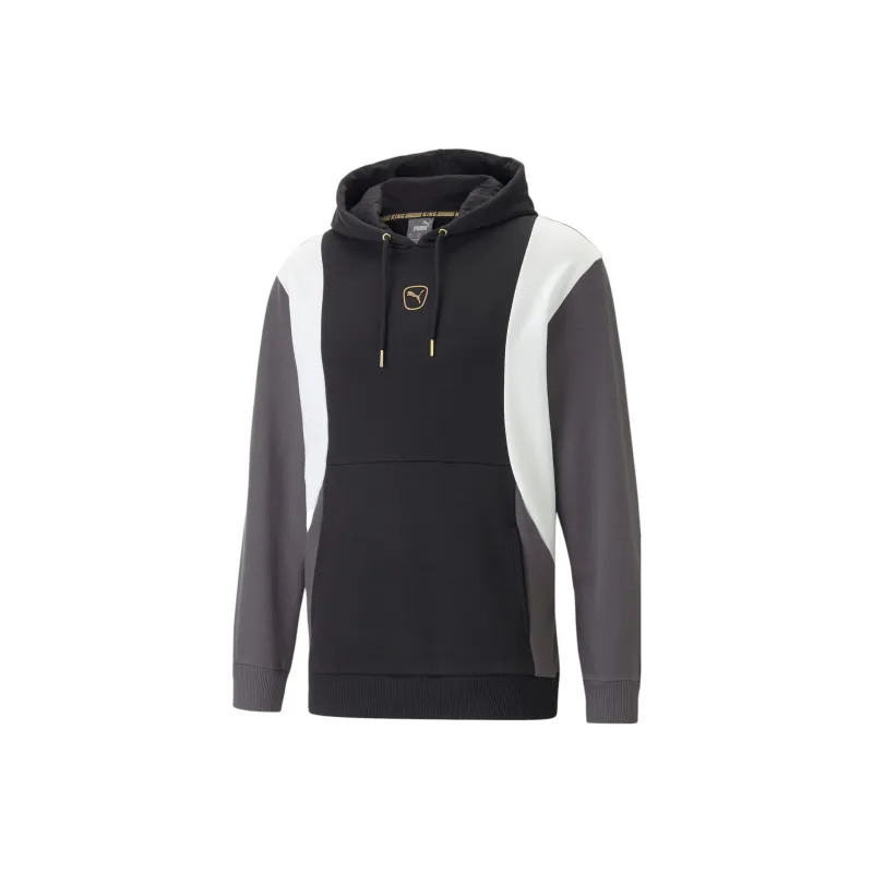 PUMA KING Top Football Hoodie Men Sweatshirt Men's Gray-0