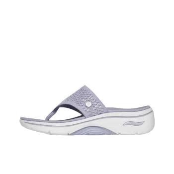 Skechers GO Walk Arch Fit 2.0 Slip Resistant Flip Flops Women's Purple