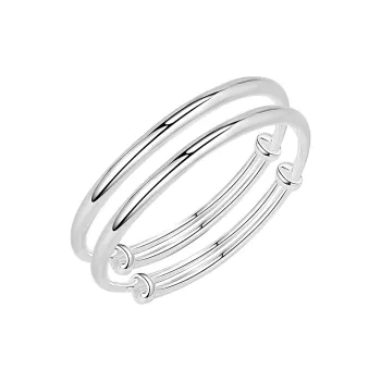 Silver Place 999 Fine Silver Bangles Kids'